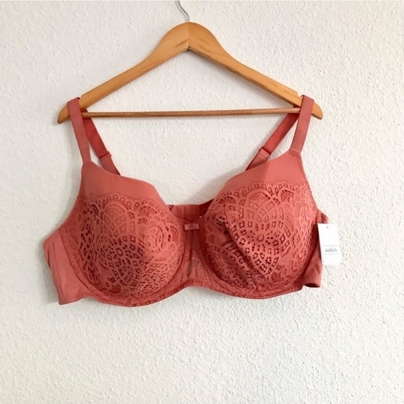 Auden Balconette Bra Faded Rose Pink Lightly Lined - Picture 3 of 5